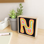 Rainbow N Mini Art Print Gallery Image 2