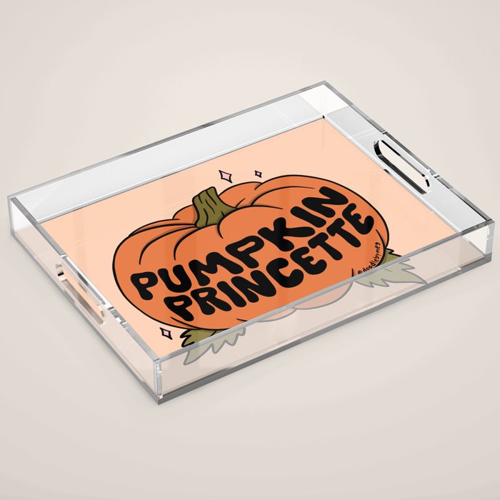 Pumpkin Princette Acrylic Tray Gallery Image 1