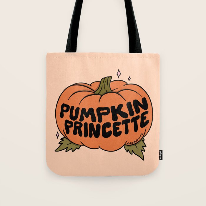 Pumpkin Princette Tote Bag Gallery Image 1