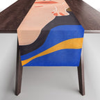 Colorful Woman Portrait Table Runner Gallery Image 1