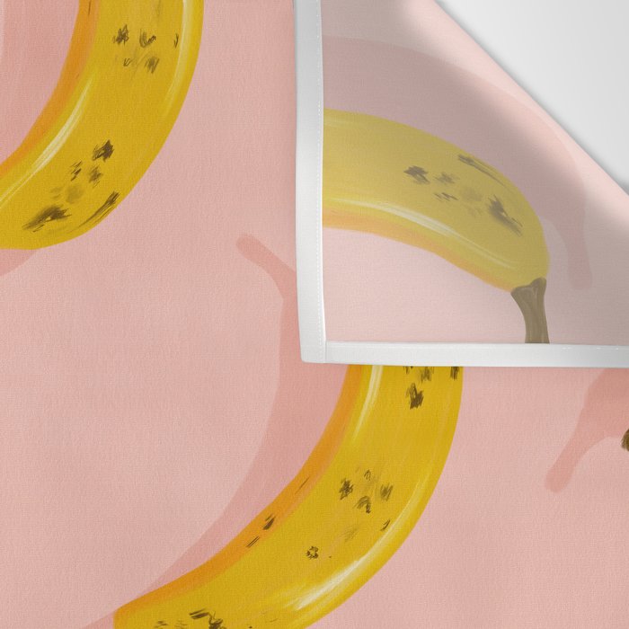 Banana Pattern - Blush Wall Tapestry Gallery Image 3