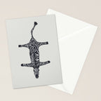 Abstract modern minimalistic zebras pattern  Stationery Card Gallery Image 2