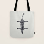 Abstract modern minimalistic zebras pattern  Tote Bag Gallery Image 1