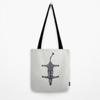 Abstract modern minimalistic zebras pattern  Tote Bag Gallery Image 2