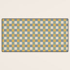 Checkered Multicolor Pattern XXVI Natural Summer Desk Mat Gallery Image 3