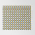 Checkered Multicolor Pattern XXVI Natural Summer Throw Blanket Gallery Image 2