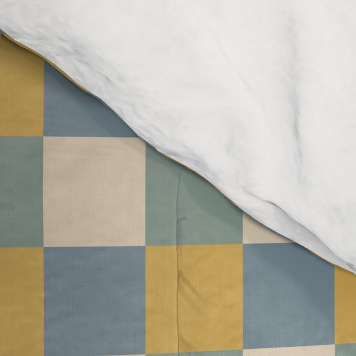 Checkered Multicolor Pattern XXVI Natural Summer Comforter Gallery Image 4