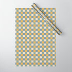 Checkered Multicolor Pattern XXVI Natural Summer Wrapping Paper Gallery Image 1