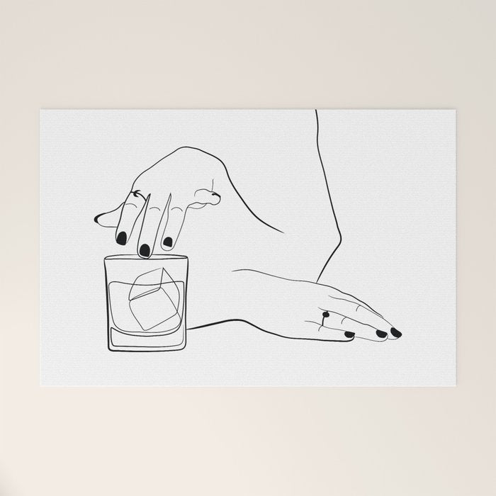 Whiskey Woman Welcome Mat Gallery Image 1