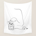 Whiskey Woman Wall Tapestry Gallery Image 4