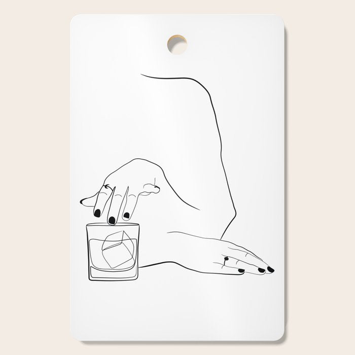 Whiskey Woman Cutting Board Gallery Image 1