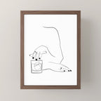 Whiskey Woman Mini Art Print Gallery Image 2