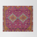 Bohemian Artwork Throw Blanket Gallery Image 2