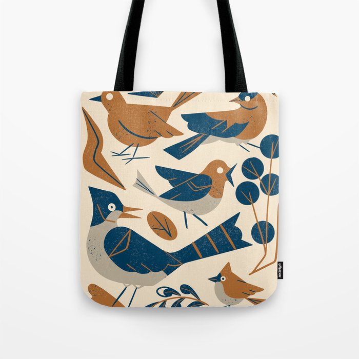 Woodland Songbirds Tote Bag Gallery Image 1