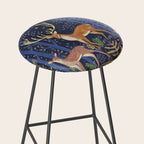 Woodland Animals in Dark Forest Stool Gallery Image 2