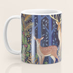 Woodland Animals in Dark Forest Coffee Mug Gallery Image 3