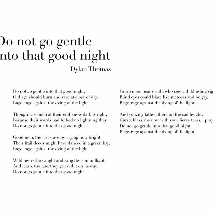 Do not go gentle into that good night by Dylan Thomas Coffee Mug Gallery Image 2