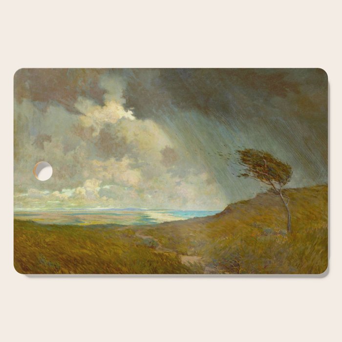 Granville Redmond - Coastal Storm Landscape Oil Painting Cutting Board Gallery Image 1