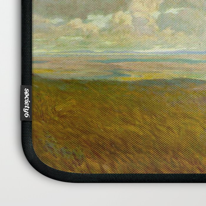 Granville Redmond - Coastal Storm Landscape Oil Painting Laptop Sleeve Gallery Image 3