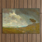 Granville Redmond - Coastal Storm Landscape Oil Painting Outdoor Rug Gallery Image 1