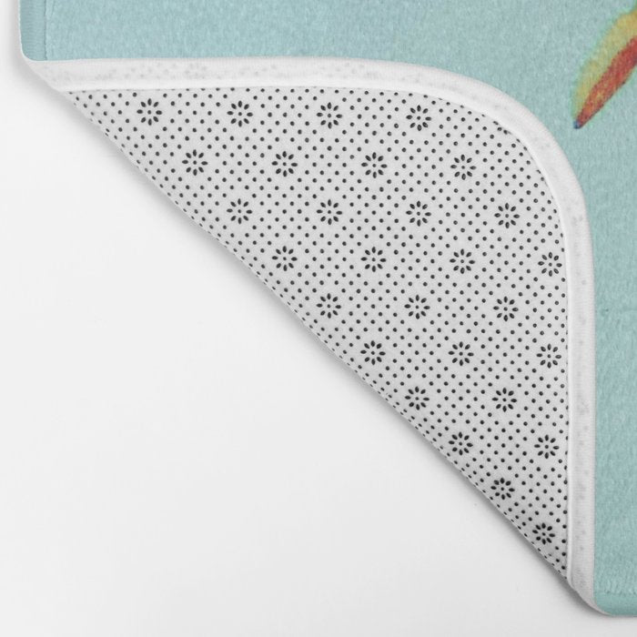 Baby Blue Bath Mat Gallery Image 2