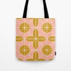 Alys Pink and Golden Rod Tote Bag Gallery Image 1