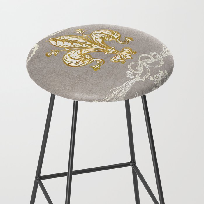 Fleur De Lis Stool Gallery Image 2