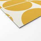 Mid Century Modern Bauhaus Pattern Yellow Welcome Mat Gallery Image 2