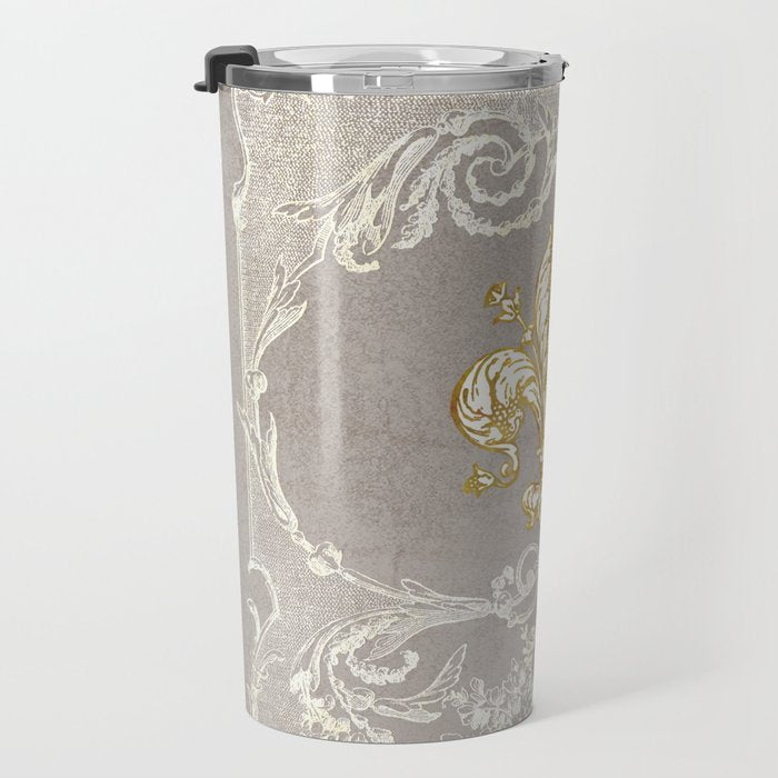 Fleur De Lis Travel Mug Gallery Image 3
