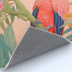 Pastel Parrot Pair Rug Gallery Image 4