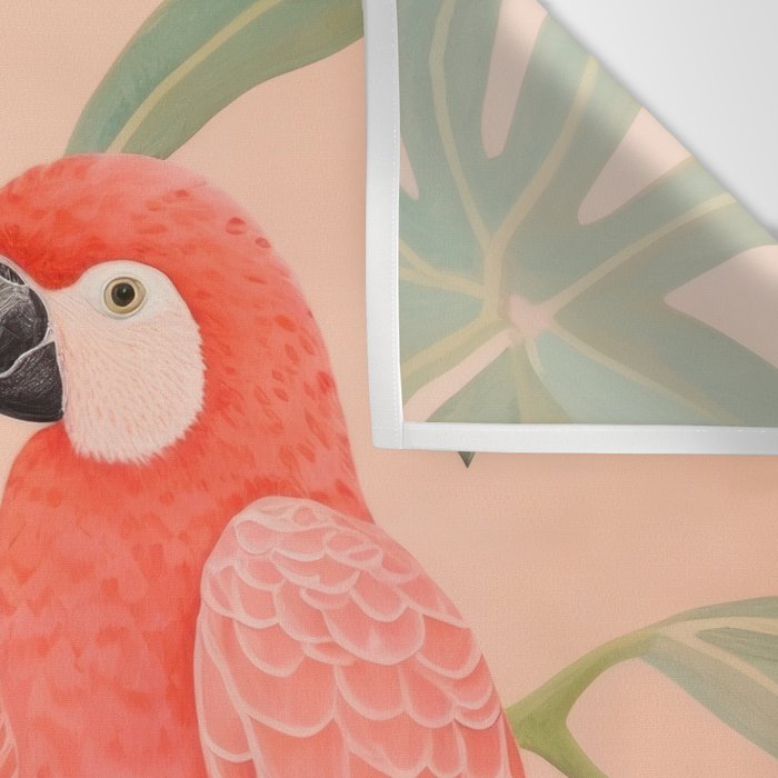 Pastel Parrot Pair Wall Tapestry Gallery Image 3