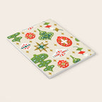 Vintage Christmas Ornaments Pattern Notebook Gallery Image 3