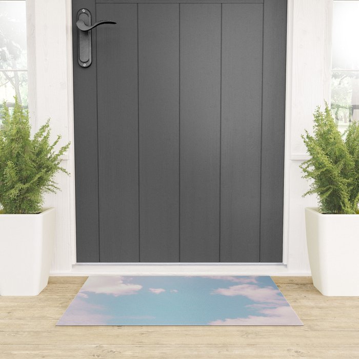 Every Cloud Has a Pink Lining Welcome Mat Gallery Image 3