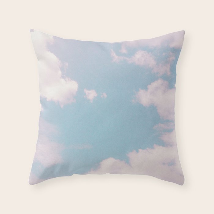 Every Cloud Has a Pink Lining Throw Pillow Gallery Image 6
