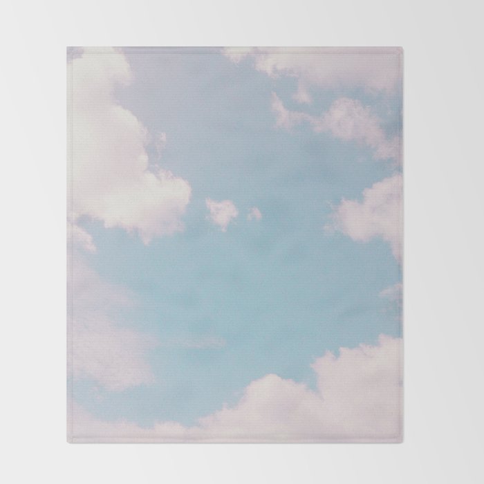 Every Cloud Has a Pink Lining Throw Blanket Gallery Image 2