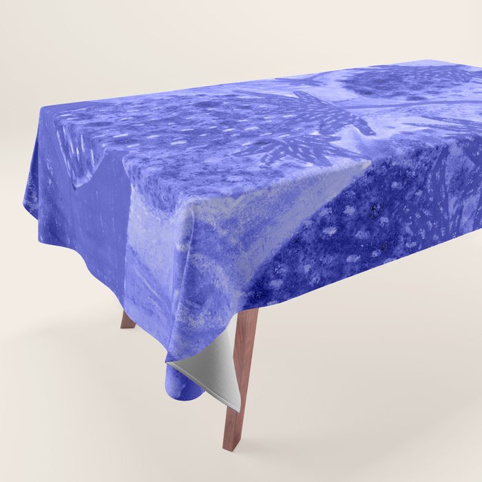Strawberry Garden in Botanical Blue Tablecloth Gallery Image 1