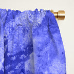 Strawberry Garden in Botanical Blue Window Curtain Gallery Image 2