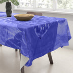 Strawberry Garden in Botanical Blue Tablecloth Gallery Image 3