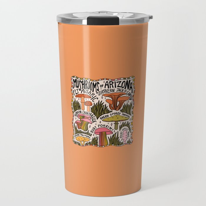 Mushrooms of Arizona Travel Mug Gallery Image 1