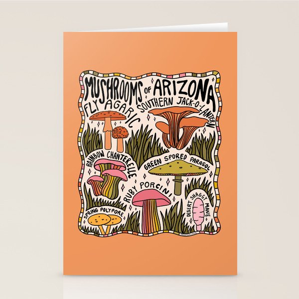 Mushrooms of Arizona Stationery Card Gallery Image 2