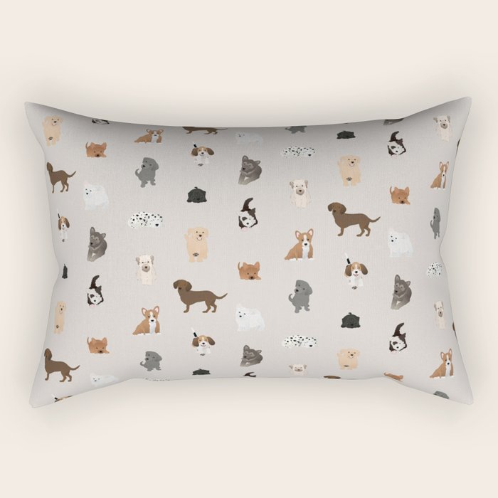 dogs Rectangular Pillow Gallery Image 1