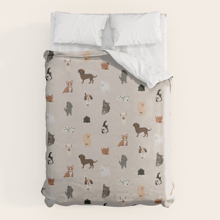 dogs Duvet Cover Gallery Image 1