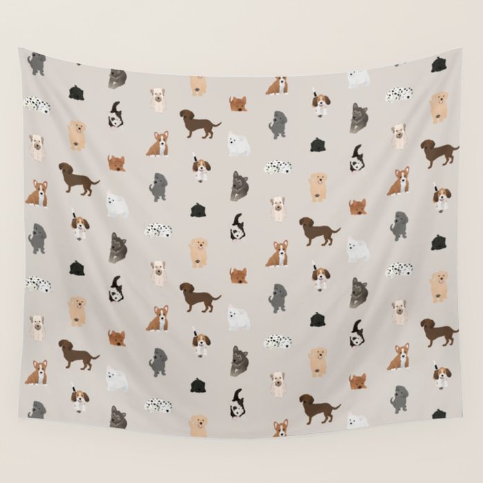 dogs Wall Tapestry Gallery Image 4