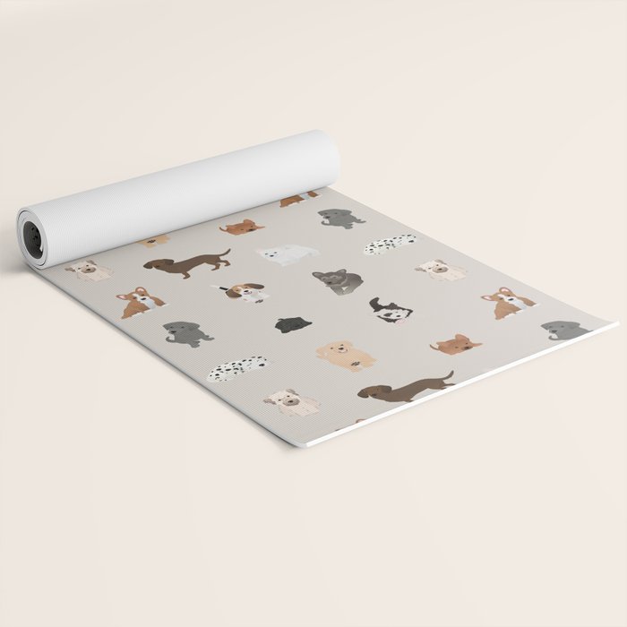 dogs Yoga Mat Gallery Image 2