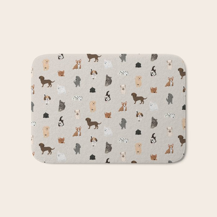 dogs Bath Mat