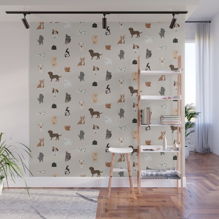 dogs Wall Mural Gallery Image 1