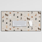 dogs Desk Mat Gallery Image 1