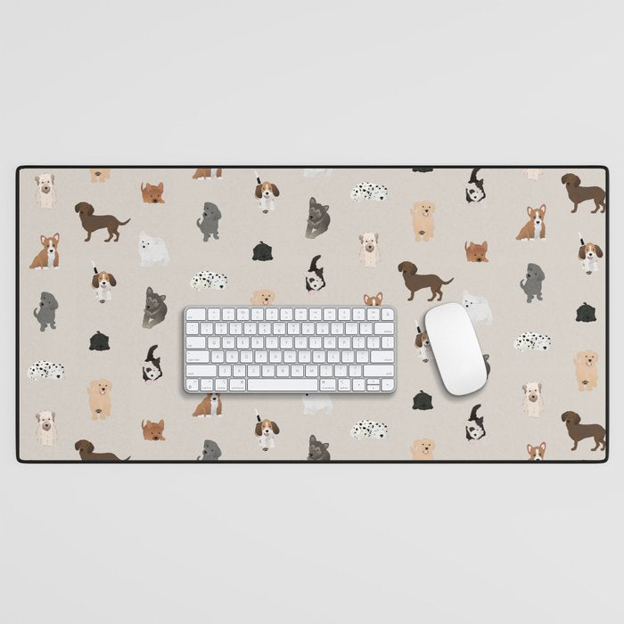 dogs Desk Mat Gallery Image 1