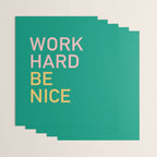work hard be nice Wrapping Paper Gallery Image 3