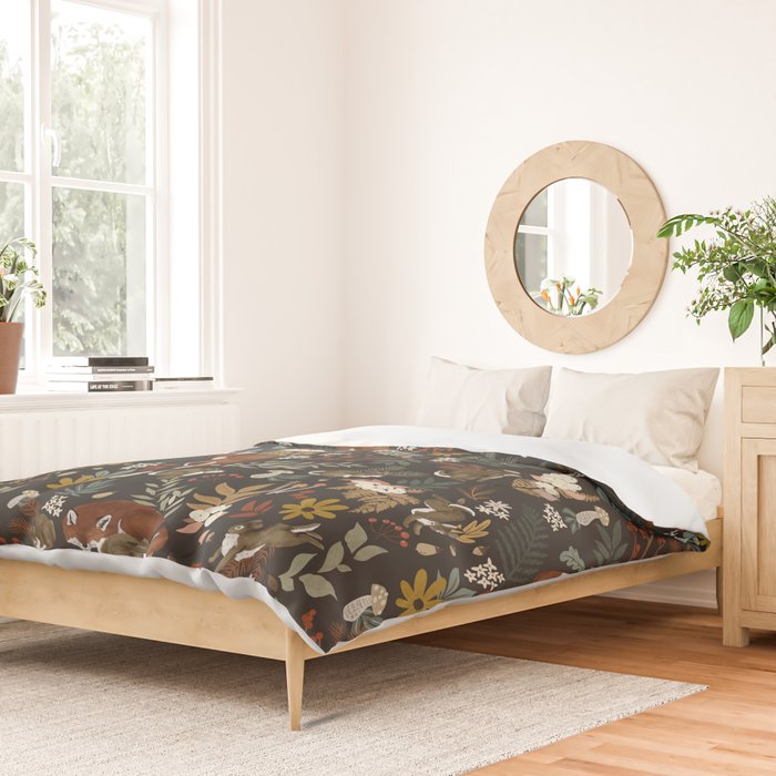 Animals winter wild nature 63B Duvet Cover Gallery Image 2